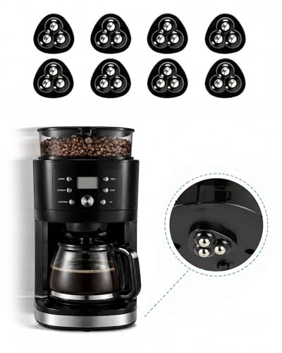 8PCS Appliance Casters, Appliance Rollers, Furniture Sliders - for Kitchen, Coffee Machine, Blender, Oven, Easy to Move Countertop Appliances