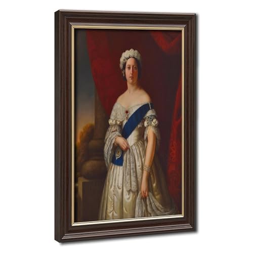 Portrait reine Victoria Alexander Melville impression toile décoration murale salon