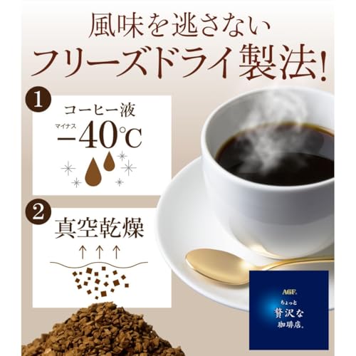 AGF(エージーエフ) ちょっと贅沢な珈琲店 スペシャル・ブレンド瓶 80g の商品画像 4