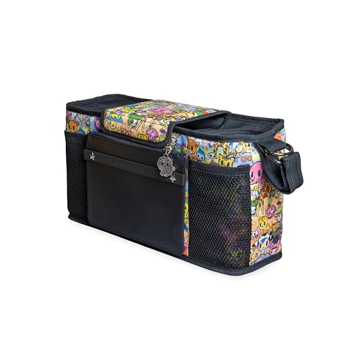 image for WONDERFOLD Universal Parent Console Stroller Organizer with 2 Insulate
