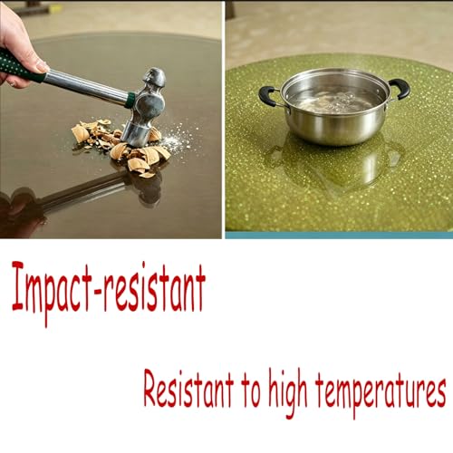 Verre trempé transparent anti-rayure pour préserver les meubles de café