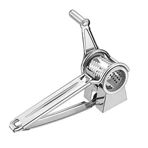Rallador de Queso Giratorio de Acero Inoxidable con Manivela miniatura 1