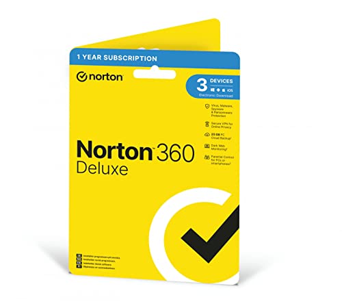Amazon | ノートン - 360 デラックス 3デバイス 1年 | Norton