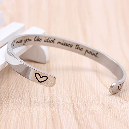 Btysun Bracelets for Women Mothers Day Bracelet Gifts from Daughter Inspirational Gifts for Women Graduation Gifts for Her Motivational Birthday Cuff Bangle Friendship Personalized Mantra Jewelry…