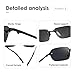 TIANYESY Rimless Rectangle Sunglasses for Women Man Fashion Small Narrow Rectangle Frameless Eyewear Shades 90s Sun Glasses (black)
