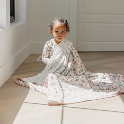 Image of Copper Pearl Jumbo 3-Layer Baby Blanket: Soft Baby Quilts for Boys and Girls | Breathable, Cozy, Toddler Blanket | Baby Quilt for Newborns | 46x46 Premium Polyester /Rayon | Natalie