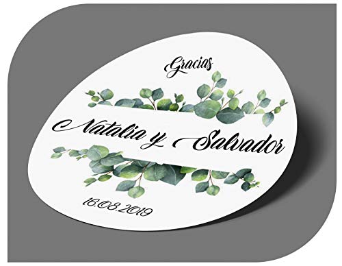 CrisPhy Autocollants vintage personnalisables avec le prénom et la date pour invitation, mariage, baptême, fiançailles, anniversaire, fête, Noël