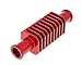 – Refrigerador/Mini Enfriador Aluminio Rojo (30 x 103 Mm) 17 mm Manguera Conector