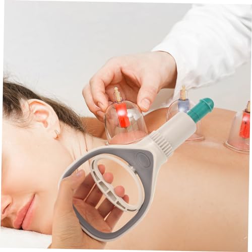 Bomba manual de ventosa para terapia de cupping, herramienta de vacío resistente para alivio muscular y circulación, diseño ligero para uso doméstico en cuello y espalda miniatura 4