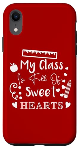 My Class Is Full Of Sweet Hearts�搶���ӂ̌��t �X�}�z�P�[�X iPhone XR �p