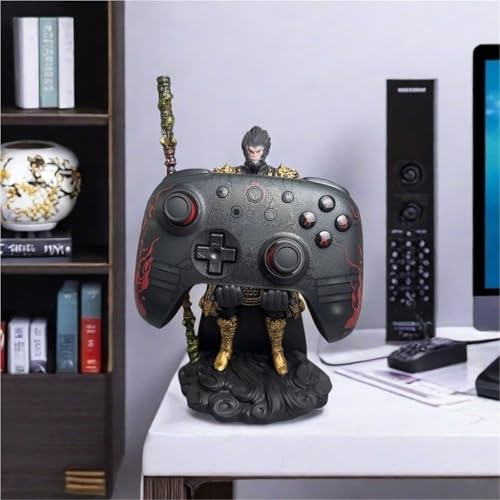  Black Myth Wukong Game Supporto per Controller per Xbox PS5 PS4 PRO, Videogiochi Controller Gamepad Organizzatore per scrivania, Supporto per Telefono Supporto per Dispositivo(B)