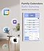 Cozyla Digital Calendar+ 2: 32 inch Wall Planner Touch Screen Chore Chart Customize Dashboard Smart Electronic Calendar for Family Schedules Meal Planner Support Any Google Play App Wall Mount White