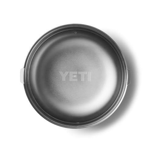 Image of YETI Rambler Low Bowl, Vacuum Insulated, Stackable and Nestable Stainless Steel Bowl with Lid, 3.6 Quart, Cape Taupe