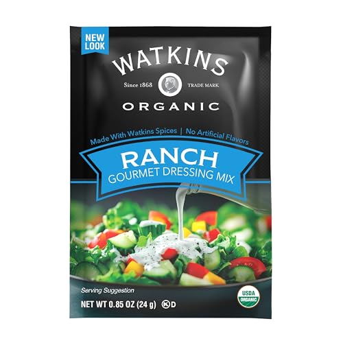 Image of Watkins Organic Ranch Salad Dressing Mix, 0.85 oz. Packets, 12-Pack