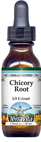 Extracto líquido de glicerita de raíz de achicoria (15) - sabor a vainilla (1 oz, ZIN 522279)