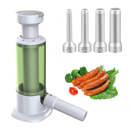 Manual Sausage Stuffer with 4 Tubes