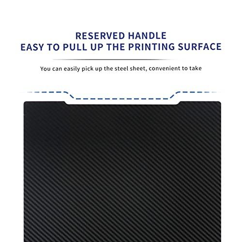 Image of Double Sided PET+PEI Build Plate Textured Sheet 241x253.8mm Flexible PET+PEI Print Bed Without Magnetic Build Plate for Prusa i3 MK2 MK2.5 MK3 MK3S MK4 Core One