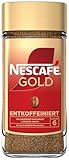 NESCAFÉ GOLD Entkoffeiniert, löslicher Bohnenkaffee, Instant-Kaffee aus...