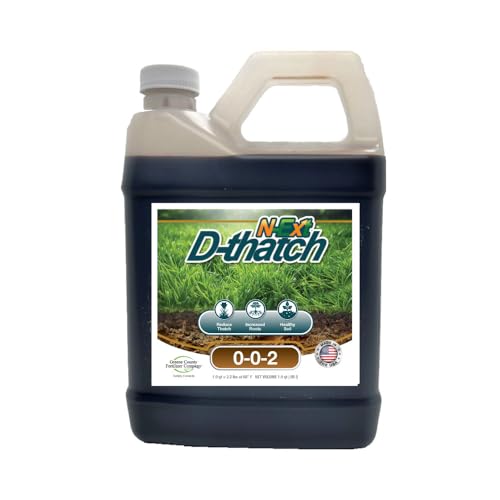 Liquid Lawn DeThatcher - Quart (32 oz) Covers up to 5 325 sq ft - Thatch Digester to Reduce Thatch in Your Lawn and Encourage Microbial Activity to Breakdown Thatch As A Food Source for Turf