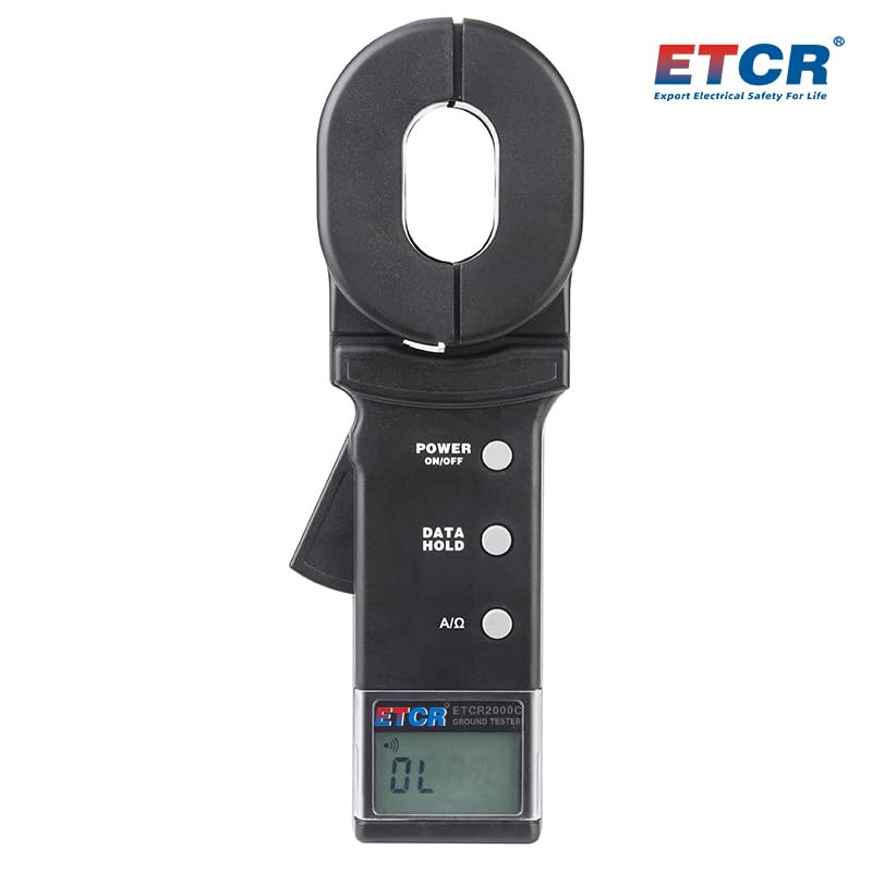 Etcr2000C Explosion-Proof clamp Ground Resistance Tester Ground Resistance Meter Digital Low Resistance ohmmeter(ETCR2000C)