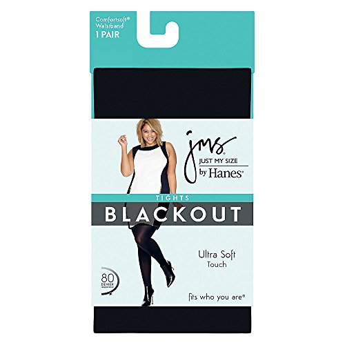 Just My Size by Hanes Blackout Tight_Black_1X/2X