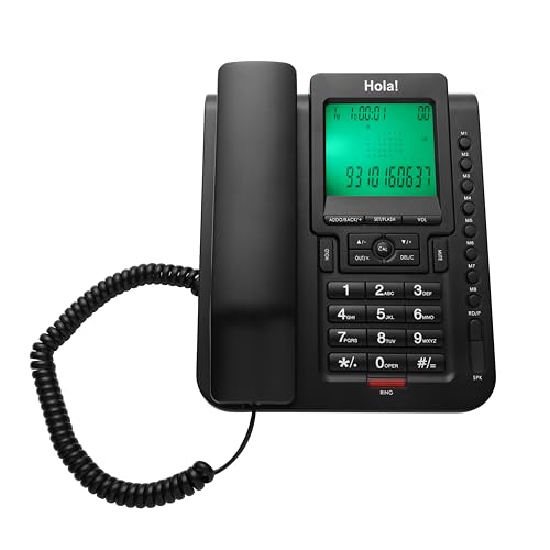 Hola TF 710 Big Display Caller ID Speaker Phone with 8 One Touch ...