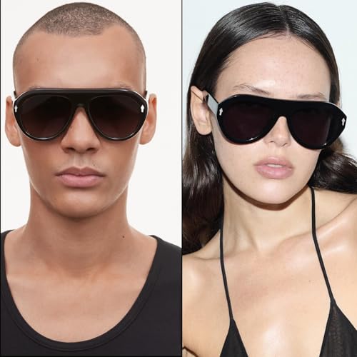 SDINM Trendy Aviator Sunglasses for Women Men Retro Vintage 70s Pilot Sun Glasses2