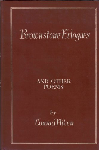Brownstone Eclogues and Other Poems [Unknown] B000SKL3BW Book Cover
