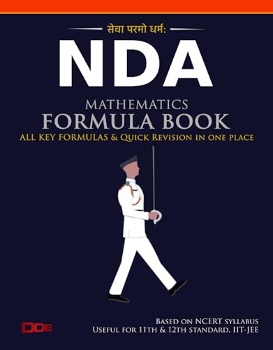 Image of Mission NDA Maths Formula Book (National Defence Academy) : Class 11 and 12 Chapterwise All Possible Formula, Laws, Theorem and concepts with Solved Examples