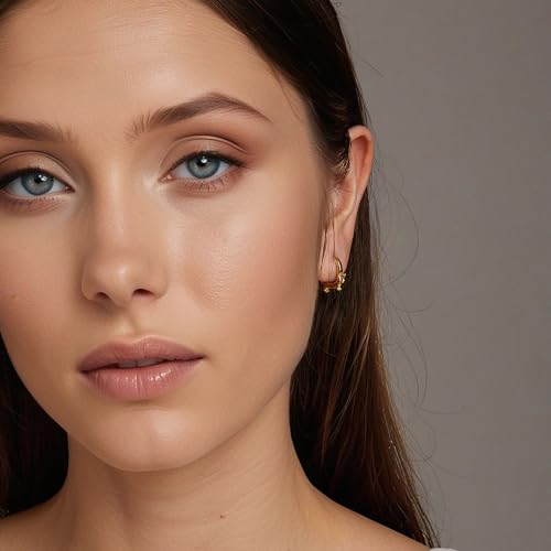 925 Sterling Silver Panda, Dolphin, Cat & Dachshund Hoop Earrings - Cute Animal Huggie Earrings for Girls & Women - Hypoallergenic, Dainty & Lightweight - Gift for Her3