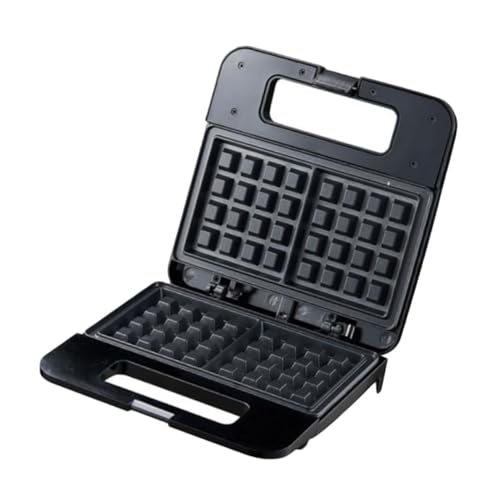 Didiseaon Máquina de Desayuno Eléctrica para Sándwiches y Filetes con Plancha Antiadherente Doble Calentamiento Rápido Control Automático de Temperatura y Diseño Seguro Antideslizante Color