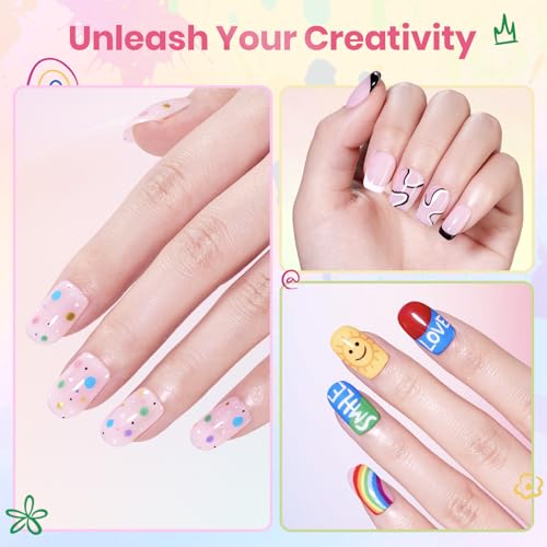Image of Beetles 12 Colors Nail Art Pens, 0.7MM Painting Nail Polish Pens Quick Air Drying Acrylic Paint Markers for Nails Art Design Dotting Liner Brush, DIY Home & Salon Manicure Tools