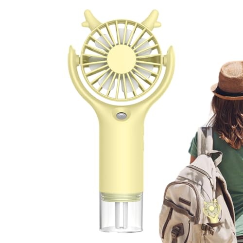 Ventilador De Niebla - Ventilador De Niebla Portátil, Ventilador De Mano Recargable, Enfriador Ajustable De 3 Niveles, Refrigerador Ajustable De 3 Niveles, Ventilador De Agua Humidificador Van