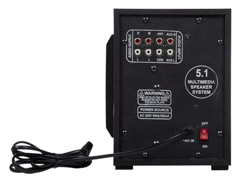 Image of TRONICA Super King 5.1 40Watt |Bluetooth Home Theater System |Multimedia Speaker with Subwoofer| Deep Bass Sound System for TV, Laptop & Phone | Movies & Gaming | USB, FM, AUX & Remote Control
