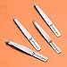 Tweezer Guru Eyebrow Tweezer Set for Women & Men - Professional Slant and Pointed Tweezers Set with Case - Precision Tweezers Kit for Facial Hair, Splinter and Ingrown Hair Removal (4 PC-W)