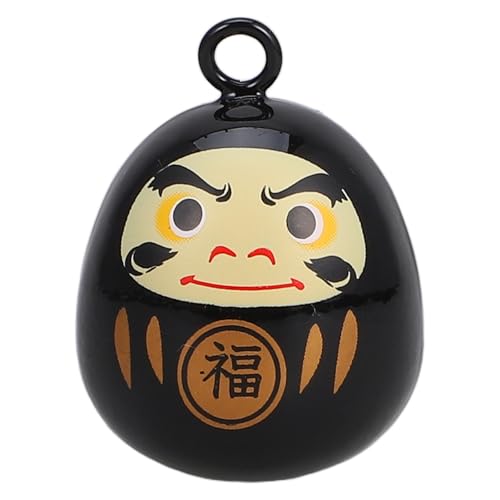 Tofficu Bells Pendant Accessories Bright Colored Japanese Bellsblack Copper for Projects Crafting Backpack and Costume Pendants Ideal for Jewelry Making and Crafts