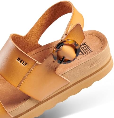 Reef Women's Vista Hi Buckle Sandal, Natural, 10 | Image 6