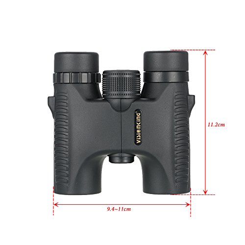 Lixada Visionking HD 10X26 À Prova D 'Água Compacto Binocular BaK4 Roof Prism Grande Angular Podero