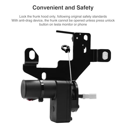 Image of Power Frunk Model Y Soft Close for Tesla Front Trunk Auto Closing Electric Automatic Lock Compatible with 2021 2022 2023 2024 (Not Fix 2019-2020 and Juniper)