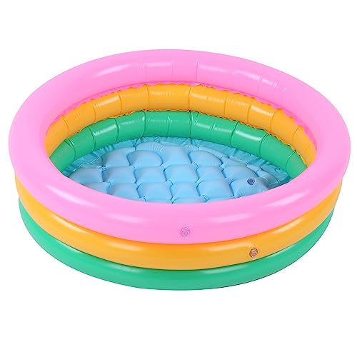 Niños Piscina suave y inflable Niños Reducir de color brillante Baby Basin Pool para niños (S)