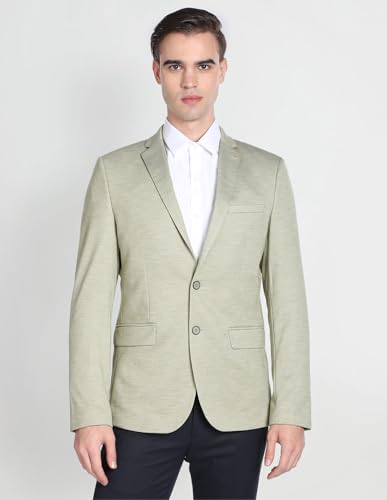 Image of Arrow Heathered Notch Lapel Collar Blazer