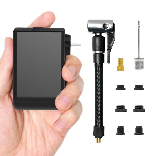 Portable Mini Bike Pump Electric Bicycle Pump, Smart 3 Modes Bikes/Ball/Ebike Air Pump Tool 7.4V/630mAh Aluminum Shell AUTO Tire Pump/Max 100PSI/ More Save $ Than Bike CO2 Pump (Mini) (Mini)