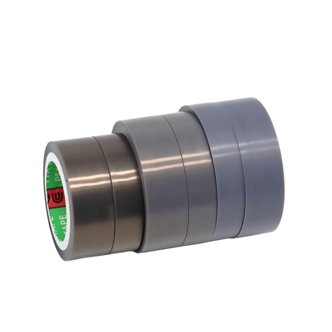 PTFE PEFT-Folienband – 1 Stück, antihaftbeschichtet, hochtemperaturbeständig, glatte Oberfläche, verschleißfestes Klebeband(0.13 * 200 * 10000mm)