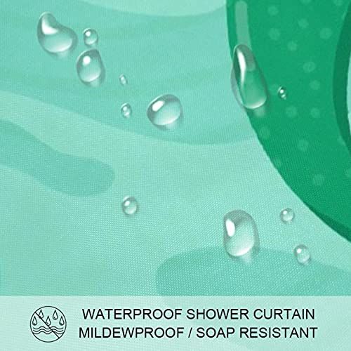 Rideau de douche sirène grand format imperméable et esthétique - 4