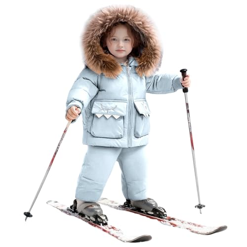 Combinaison de ski fille deux pièces pour les jeux d'extérieur et les sorties en station