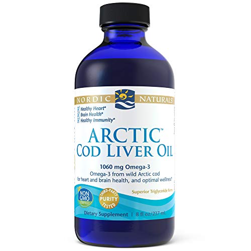 Nordic Naturals Aceite De Higado De Bacalao Ártico, 1060 Mg Sin Sabor - 237 Ml. 1 Unidad 400 g