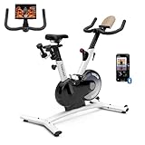 freebeat. Smart Exercise Bike, Auto Resistance, Dynamic LightStrip, Personal Trainer Algorithm, Small Spaces, Swiss Design, Top Instructors, Bluetooth (Arctic White)