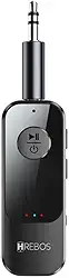 Transmissor Adaptador Bluetooth 5.4, Receptor de Áudio Sem Fio, Entrada P2 3.5mm, Bateria Recarregável, Para Carro, TV, Caixa de Som
