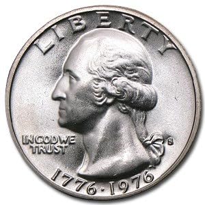 1976 S Silver Quarter MS 67+