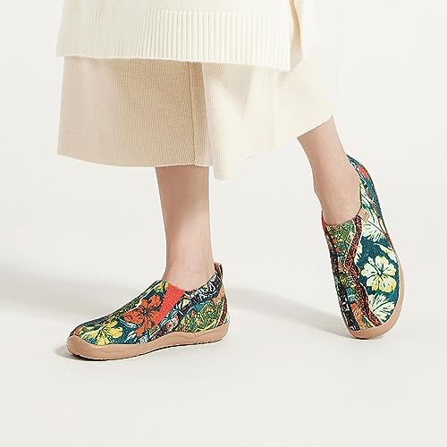 Image of UIN Women's Art Travel Shoes Slip On Casual Cozy Loafers Lightweight Comfort Fashion Sneaker Toledo Ⅰ